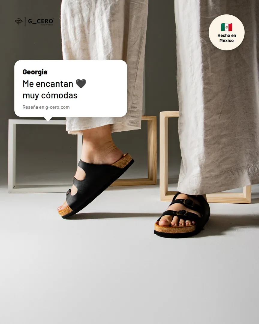 Reseña de una clienta sobre una foto de las sandalias puestas