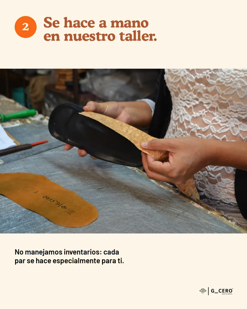 Paso dos: se hace a mano en el taller