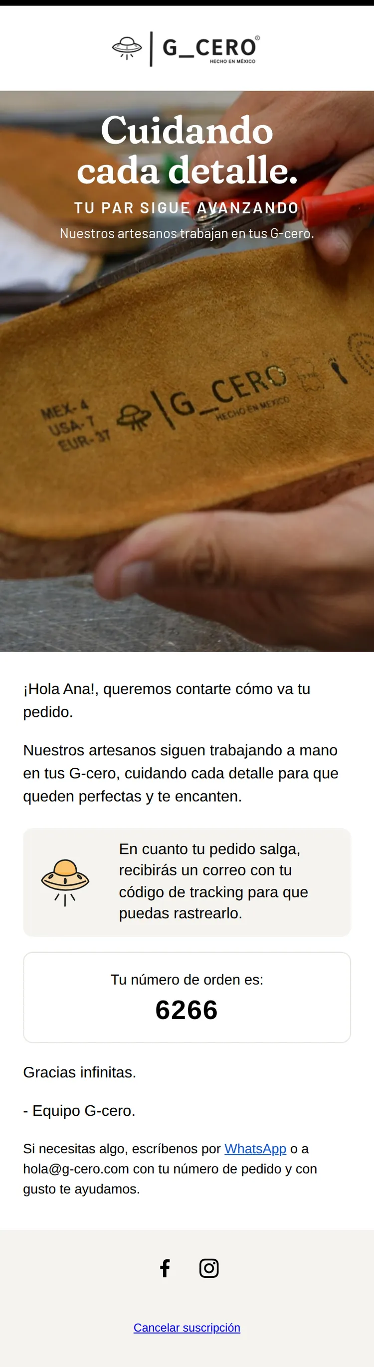 Correo del día 8: cuidando cada detalle